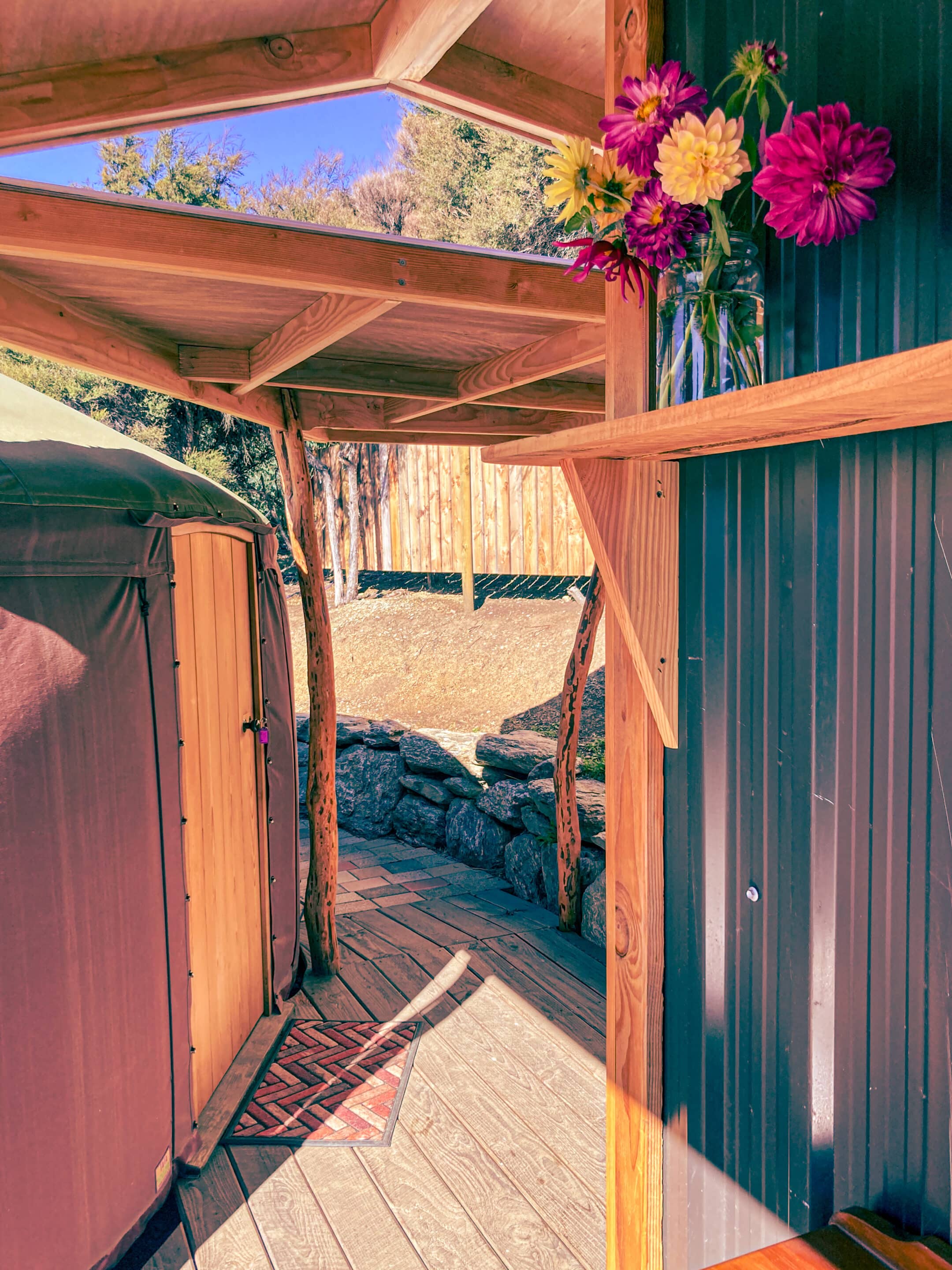 Yurt accommodation - Outlet Camp Wānaka
